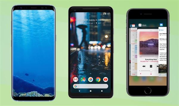 Battle of Giants: Google Pixel 2, IPhone 8, Galaxy S8