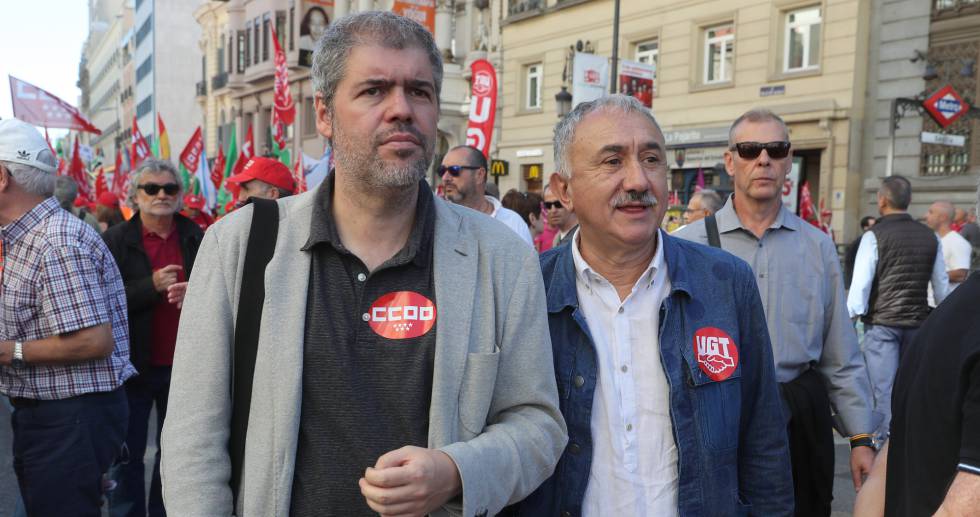 CC OO and UGT reject unilateral measures to resolve the Catalan crisis