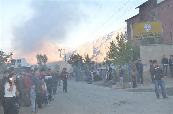 Fire in the attic of Kyk dormitory in Hakkari