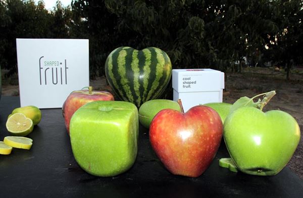 Heart-shaped apples