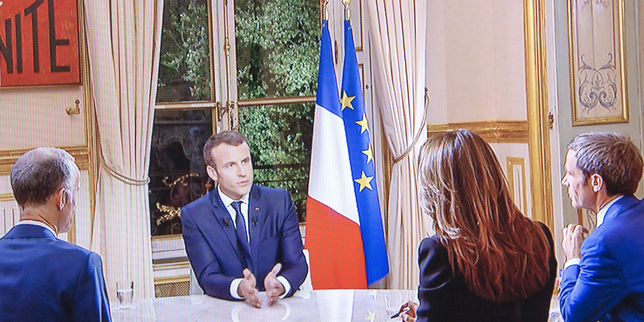 Unemployment, terrorism, economy: Emmanuel Macron defends his action on TF1