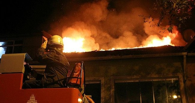 Workplace fire in Besiktas